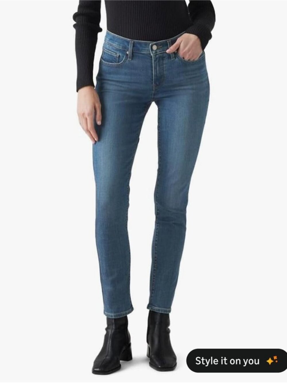 NWOT Levi's 311 Shaping Skinny Jeans W33 L30 Dark Indigo/ Blue